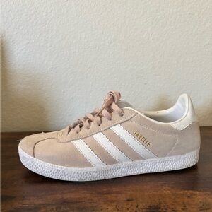 adidas Gazelle Beige and White Women's Shoes